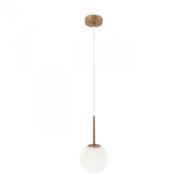 Lampa Wisząca Metalowa Szklana Kula BASIC MOD321PL-01G1 MAYTONI