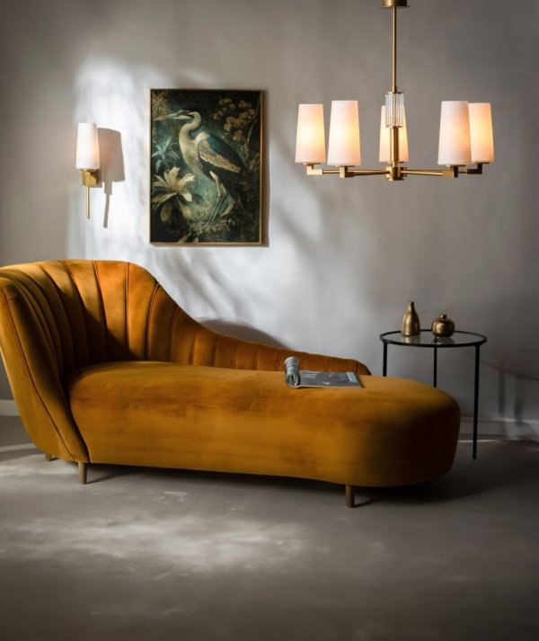 Lampa wisząca 1244 VINCENZA Mosiądz Elegancki Żyrandol Zuma Line
