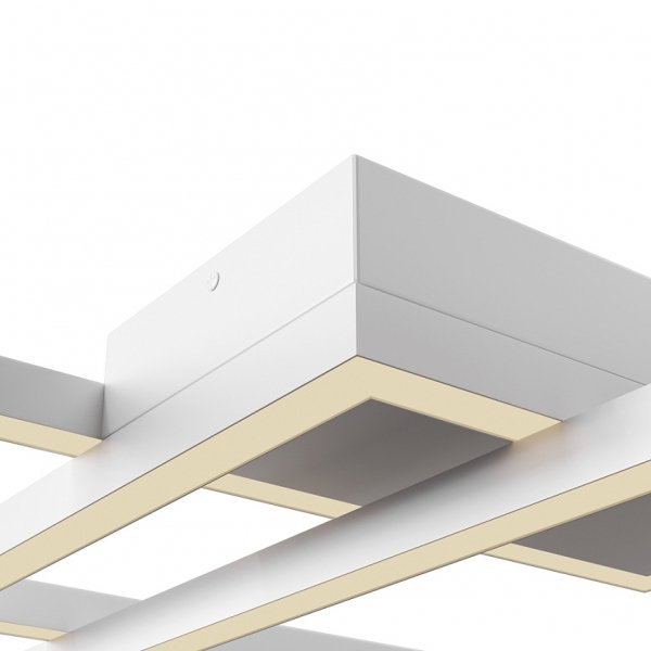 Nowoczesny Plafon Geometryczny LED MAYTONI RIDA MOD015CL-L80WK