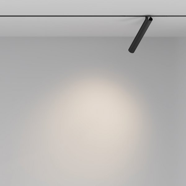 Lampa szynowa ścieżka świetlna LED nowoczesna regulowana tuba aluminium czarny Focus T MAYTONI TR141-2-6W3K-M-B