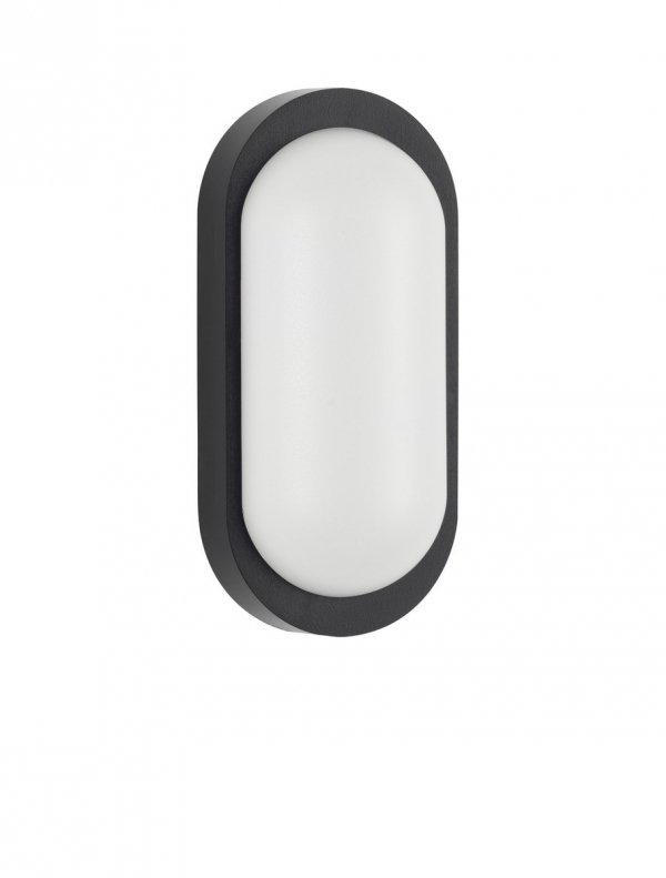 Kinkiet zewnętrzny LED czarny podłużny minimalistyczny nowoczesny podświetlający elewację IP65 SOVANDO LE75252 Luces Exclusivas