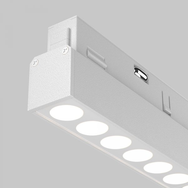 Ścieżka świetlna lampa szynowa LED minimalistyczna uniwersalna aluminium biała Points MAYTONI TR031-2-12W3K-W