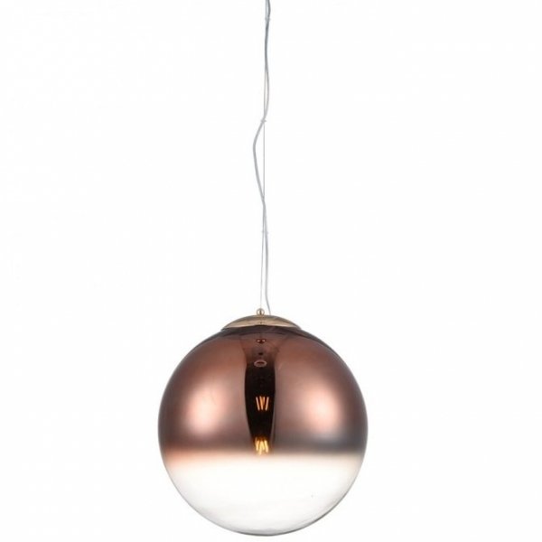 Lampa Wisząca Miedziana KULA AZZARDO IRIS 40 COPPER AZ3110