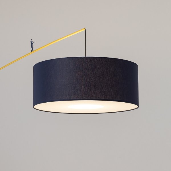 Wielokolorowa lampa stojąca podłogowa na wysięgniku łukowa POISE multicolour B Nowodvorski lighting 11430 salonowa do sypialni 