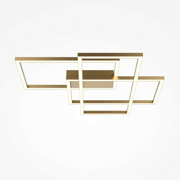 Nowoczesny Plafon Geometryczny LED MAYTONI RIDA MOD015CL-L80GK