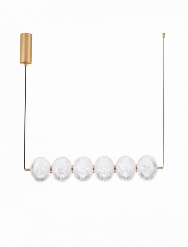 Lampa Wisząca w Stylu Art Deco Złota Luces ExclusivasTIPUANI LE44625