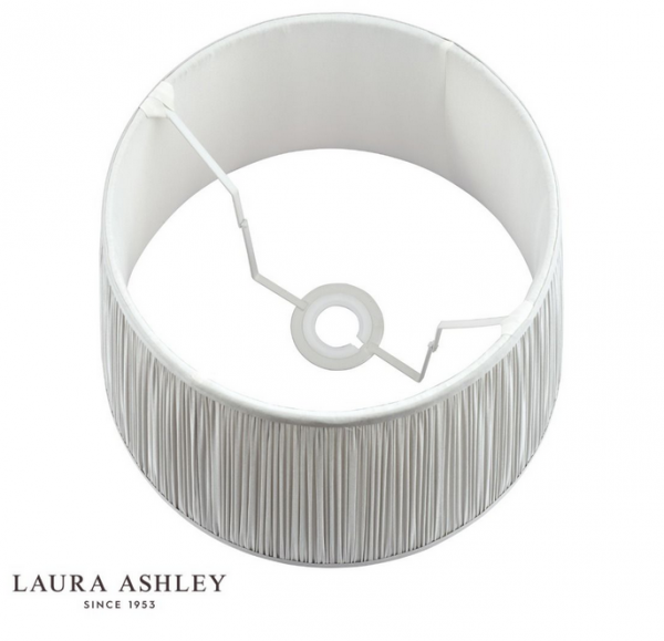 Klosz Abażur 20cm LAURA ASHLEY Hemsley Pleated Silk Silver DAR LIGHTING LA3724680-Q (Abażur- Bez Podstawy)