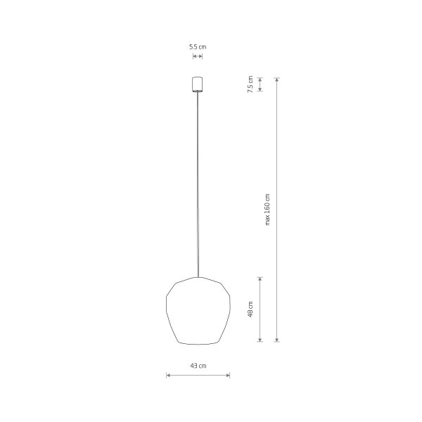Czarna Lampa Wisząca Z Bambusa W Stylu Boho HAITI BLACK S 11166 Nowodvorski Lighting