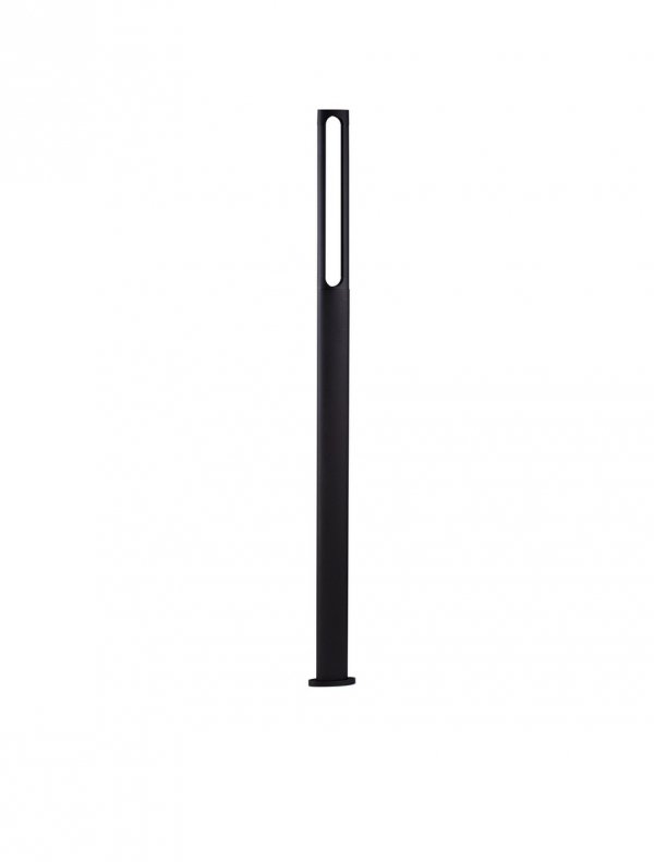 Minimalistyczny słupek ogrodowy uniwersalny LED aluminiowy kolor antracyt prostokąt IP65 LUNQUERA LE75102 Luces Exclusivas