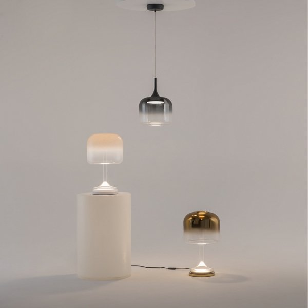 Nowoczesna lampa wisząca czarny szklany klosz Spirito Maytoni MOD286PL-L18B3K