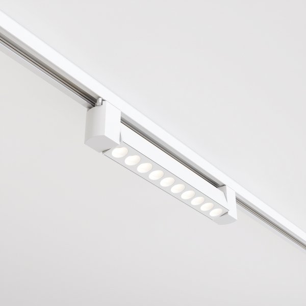  Ścieżka świetlna lampa szynowa LED prostokątna aluminium biała Points MAYTONI TR010-1-10W4K-M-W