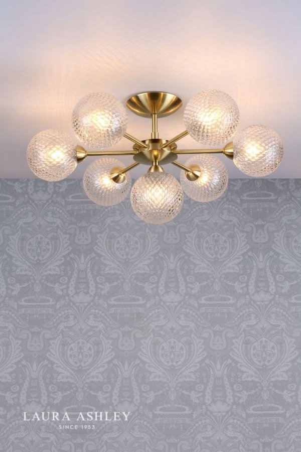 Plafon Sufitowy Złoty LAURA ASHLEY ATHERTON LA3756055-Q DAR LIGHTING