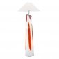 Szklana Lampa Podłogowa Designerska Abażurowa POLONIA 6176 ARGON 