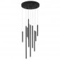 Lampa Wisząca Czarne Sople Tuby LED TORREON LE43238 LUCES EXCLUSIVAS 