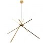 Nowoczesna ZŁOTA Lampa Wisząca MAXLIGHT SPIDER P0457 Designerska 