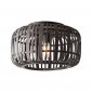 Plafon Sufitowy Bambusowa Klatka Boho Czarny Mat MATHIAS 101699 ENDON 