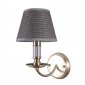 KINKIET Z ABAŻUREM ITALUX ZANOBI WL-43272-1 W STYLU KLASYCZNYM 