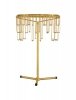 Elegancka Lampa Stołowa Do Salonu Złota Glamour Luces Exclusivas HUARAZ LE44718 