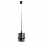 Modernistyczna szklana lampa wisząca elegancka minimalistyczna grafit czarna regulacja wysokości NEWA 3270 Argon 