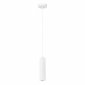 Nowoczesna Lampa Wisząca Biała Tuba Metalowa TECNO PND-37492-1-WH ITALUX 