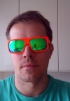 Okulary  Neon Ride (black/green)