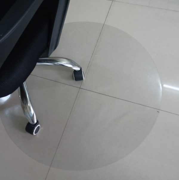 Mata podkładka ochronna okrągła poliwęglanowa pod krzesło 0,8 mm fi 125 cm