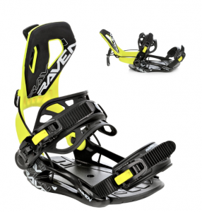 Wiązania snowboardowe Raven FTM450 Multientry (lime) 2025