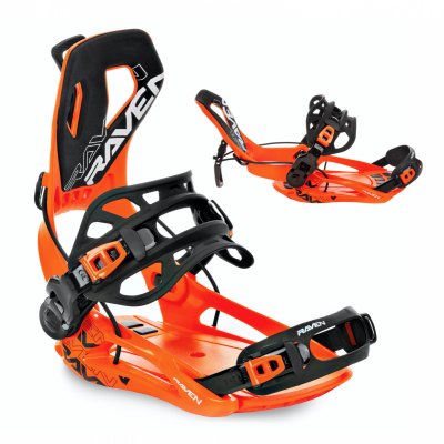 Wiązania snowboardowe Raven FT360 (orange) 2025