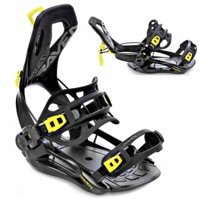 Wiązania snowboardowe Raven FT360 (lemon) 2025