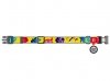 Collar WauDog Nylon Obroża nylonowa z QR-paszportem, plastikowy fastex, wzór FUTRZANE POTWORY, XXL 35mm/46-70cm