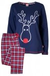 MUZZY Świąteczna piżama damska Renifer Rudolf R: