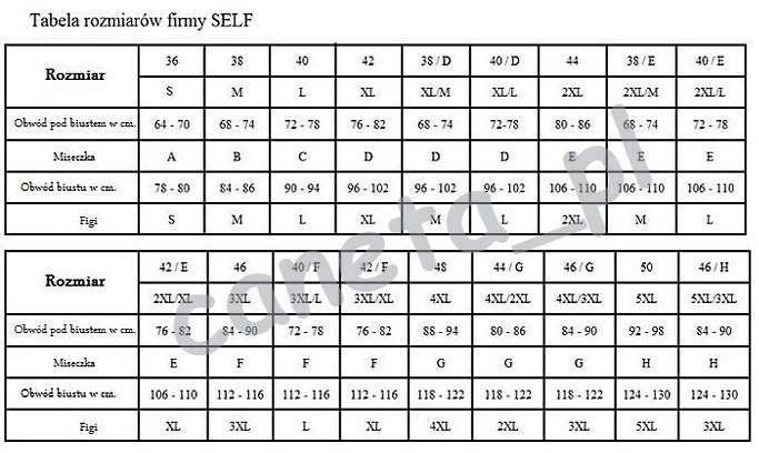 SELF Kostium kąpielowy S1023 v19 Czarny R: