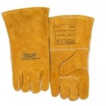 WELDAS-Kciuk chowany, ekonomiczna rękawica spawalnicza Golden Brown™ rękawica z dwoiny bydlęcej z ramienia 10-2101GB (XL)