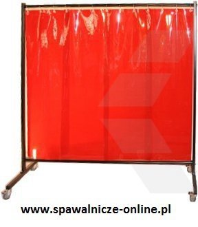 PARAWAN SPAWALNICZY OPEN WELD SOLID ULTRA Z KURTYNAMI LAMELOWYMI - 2100x1900 mm (szer x wys)