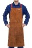 WELDAS-Lava Brown™ skórzany fartuch spawalniczy z dwoiny bydlęcej 44-7136, 7142, 7142W, 7148, 7148W 