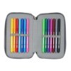 Real Madryt piórnik z wyposażeniem triple filled pencil case 37 pcs 412524857