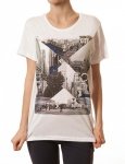 Adidas Neo T-Shirt In Weiß Graphic Tee für Damen Z99232