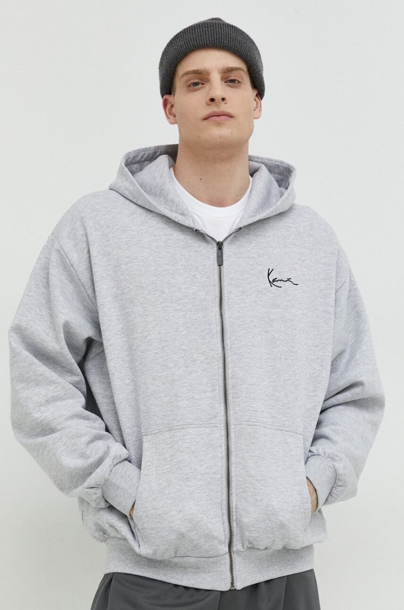 Karl Kani Unisex Zip Hoodie - Essential Kapuzenpullover Mit Reißverschluss