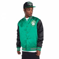 Mitchell & Ness kurtka NBA Boston Celtics Primetime Heavyweight Satin Jacket Vintage Logo Celtics JK8453-BCEKYGN