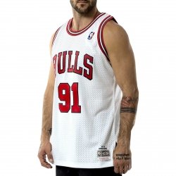 Mitchell & Ness koszulka męska Chicago Bulls NBA Swingman Jersey Bulls 97-98 Dennis Rodman SMJYAC18079-CBUWHIT97DRDN