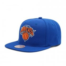 Mitchell & Ness czapka z daszkiem bejsbolówka NBA New York Knicks Team Ground 2.0 Snapback Magic HHSS3256-NYKYYPPPBLUE