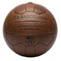 FC Barcelona piłka nożna retro Camp Nou oficjalna licencjonowana skóra naturalna BB1048