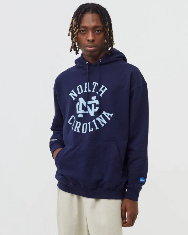 Mitchell &amp; Ness bluza męska OG Hoody University Of North Carolina NCAA HDSSINTL1060-UNCNAVY