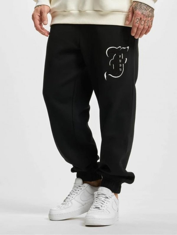 Fubu spodnie dresowe męskie czarne Tribal Sweatpants 6004565