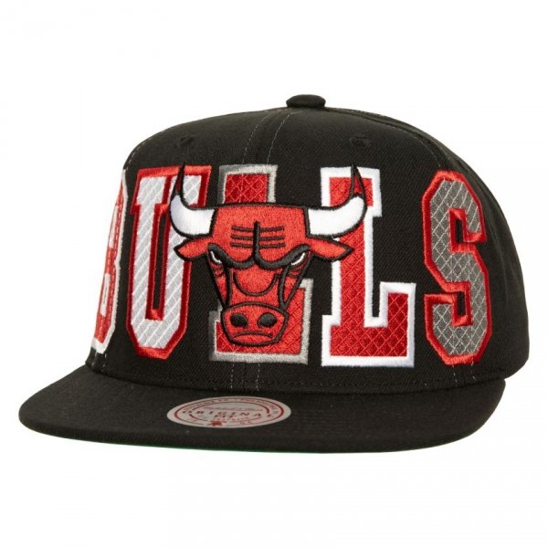 Mitchell &amp; Ness czapka z daszkiem Varsity Bust Snapback Chicago Bulls HHSS6461-CBUYYPPPBLCK