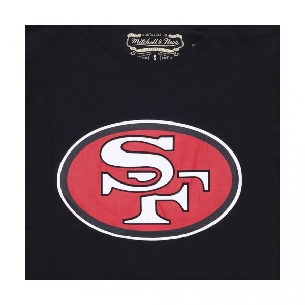 Mitchell &amp; Ness t-shirt NFL Team Logo Tee San Francisco 49ERSS BMTRINTL1053-SF4BLCK