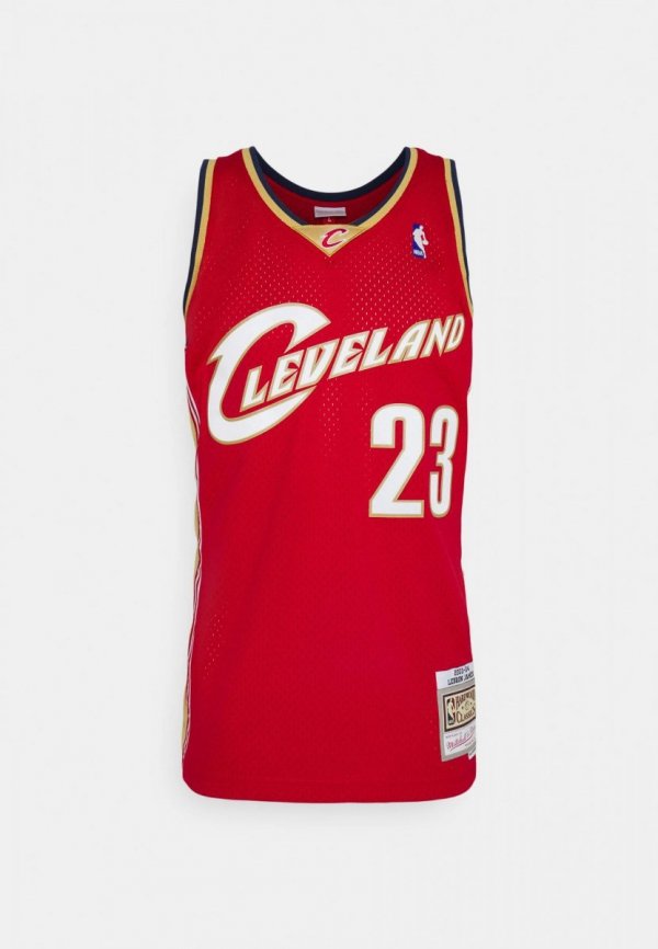 Mitchell &amp; Ness koszulka męska NBA Swingman Road Jersey Cavaliers 03 Lebron James SMJYGS18155-CCADKRD03LJA