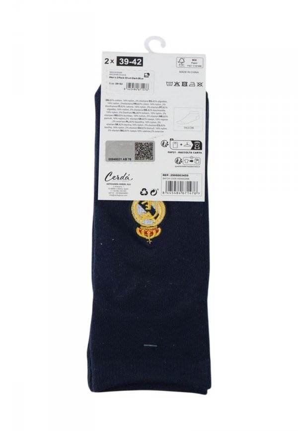 Real Madryt skarpetki 2-pack granatowe 2900003459