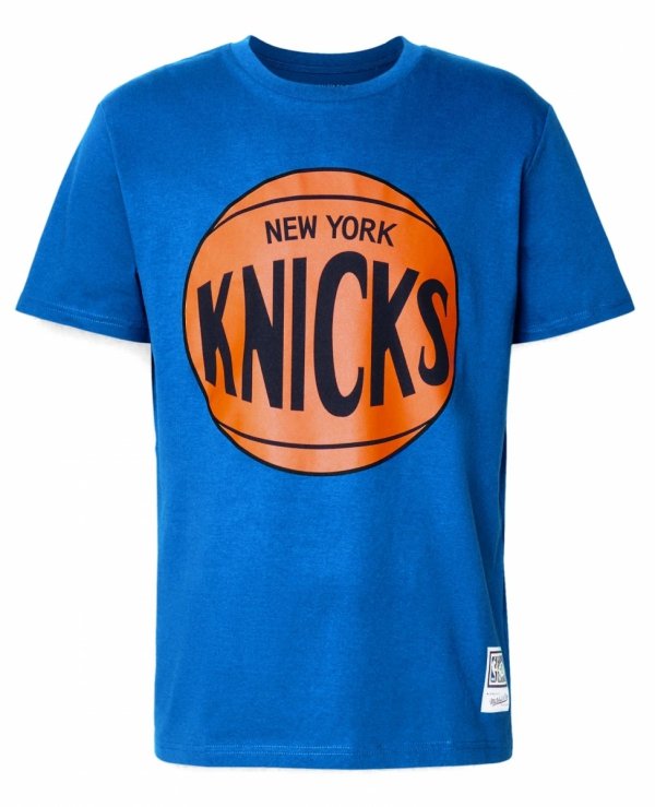 Mitchell &amp; Ness t-shirt NBA New York Knicks Team Logo Tee BMTRINTL1268-NYKROYA
