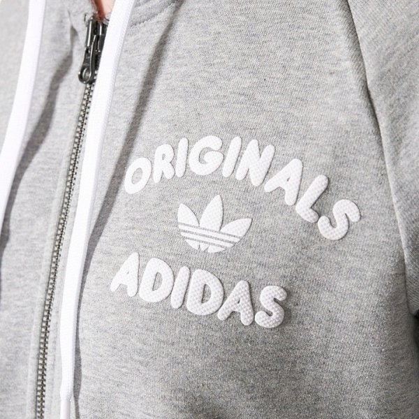 Adidas Originals bluza Fz Hoodie Szara Br6350